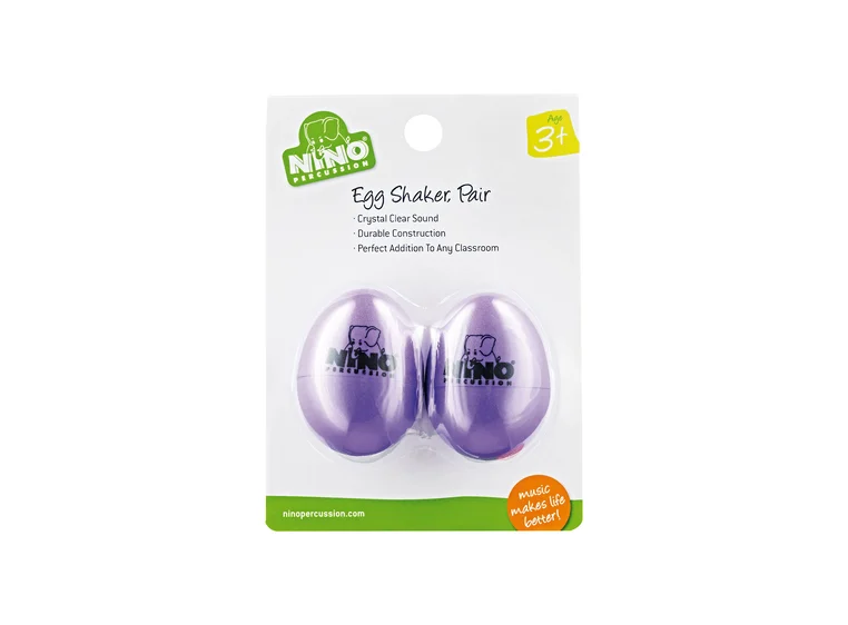 Nino Percussion 540-AU-2 Egg Shaker par Aubergine (2stk.) 